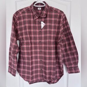 Uniqlo Flannel Checked Long Sleeve Shirt
